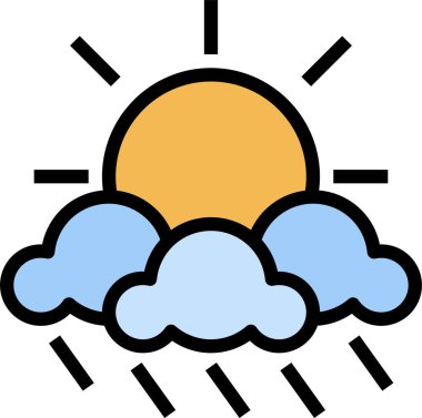 hava simgesi konsept vektör illüstrasyonu 