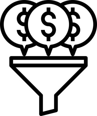 Dolar paralar düşer, vektör illüstrasyonu