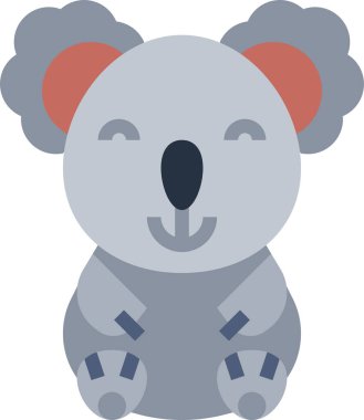 hayvan simgesi vektör illüstrasyonu 