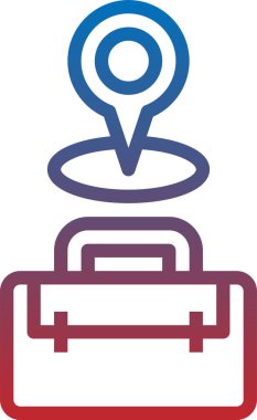 iş ve mali simge konsept vektör çizimi 