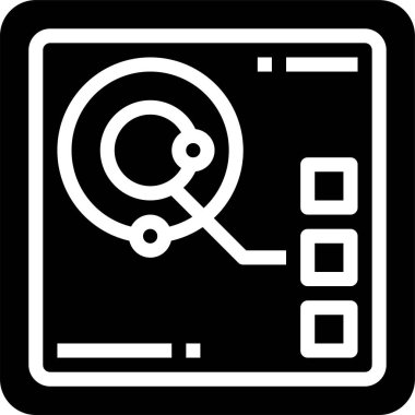 uydu istasyonu vektör illüstrasyonu