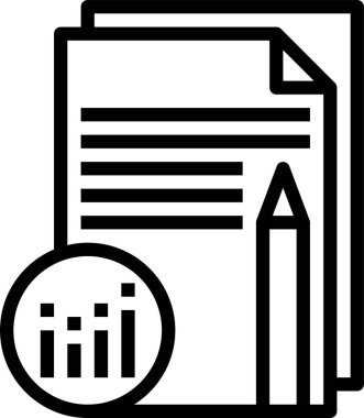 belge simgesi, vektör illüstrasyonu