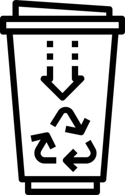Geri dönüşüm konsepti vektör illüstrasyonu 