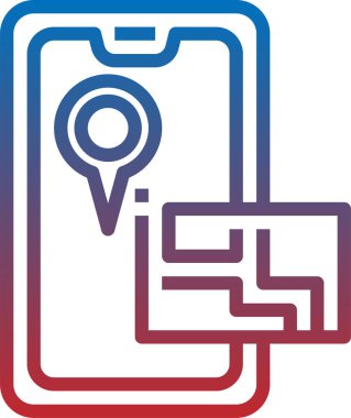 telefon cep telefonu simgesi vektör illüstrasyonu 