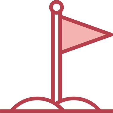 bayrak simgesi, vektör illüstrasyonu