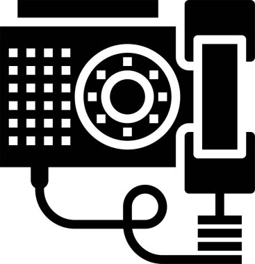 Yönetmen telefon simgesi, vektör illüstrasyonu