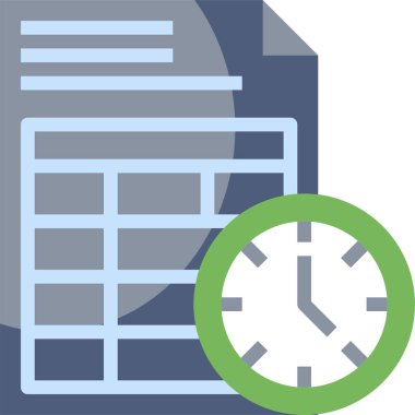 Takvim simgesi, vektör çizimi