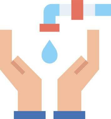 sıvı aqua su kavramı grafik vektör çizimi