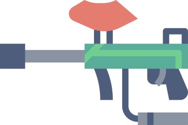 paintball konsept vektör çizimi 