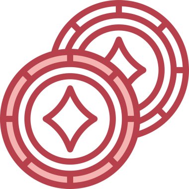 Poker konsepti vektör illüstrasyonu 