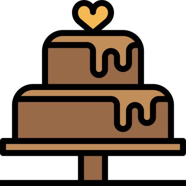 Kek simgesi, vektör illüstrasyonu