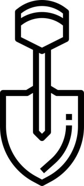 vektör illüstrasyon kürek araçları kavramı 