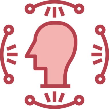 3d yazıcı simgesi, vektör illüstrasyonu