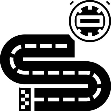 Metre vektör çizgisi simgesi. Basit element çizimi. Akıllı ev kavramından ölçü çizelgesi simgesi