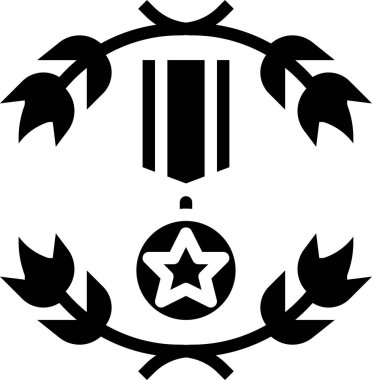 Madalya ödülü vektör illüstrasyonu 