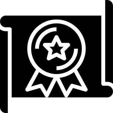 Sözleşme simgesi, vektör illüstrasyonu