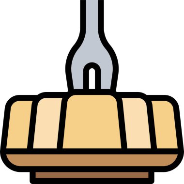 yiyecek ve içecek konsepti vektör modern resimleme simgesi 