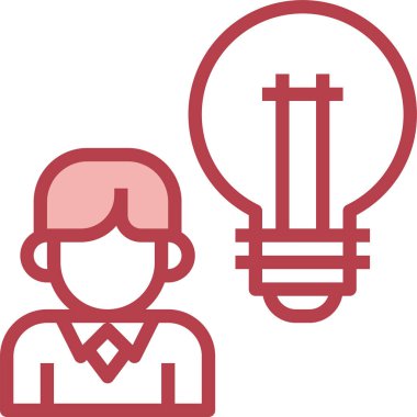 kadın simge vektör illüstrasyonu