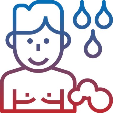 sıvı aqua su kavramı grafik vektör çizimi