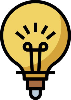 Yaratıcılık simgesi, vektör illüstrasyonu