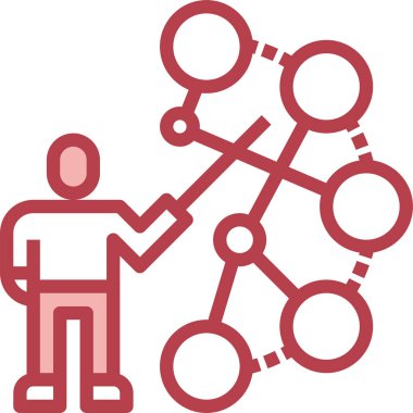 Oyun geliştiricileri simgesi, vektör illüstrasyonu