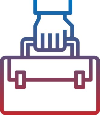 iş ve mali simge konsept vektör çizimi 