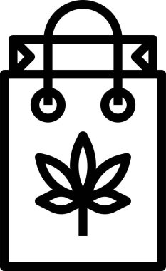 marijuana konsept vektör illüstrasyonu 