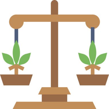 Adalet ölçeğinde yasal esrar