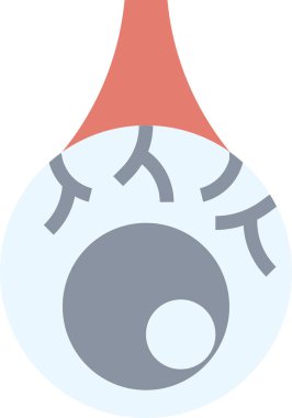 Cadılar Bayramı partisi zombi gözü simgesi