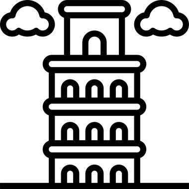 mimari konsepti grafik vektör illüstrasyonu 