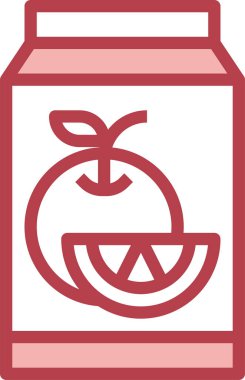 yiyecek ve içecek konsepti vektör modern resimleme simgesi 