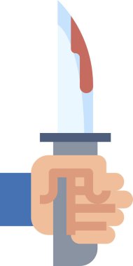 bıçak simgesi vektör illüstrasyonu 