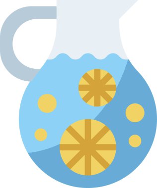 yiyecek ve içecek konsepti vektör modern resimleme simgesi 