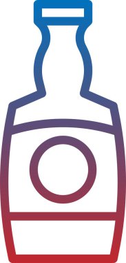 Brandy simgesi, vektör illüstrasyonu