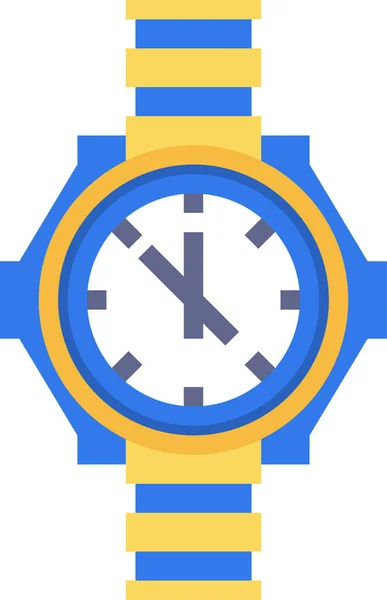 Reloj Smartwatch Esquema Inteligente Vector Icono — Vector de stock