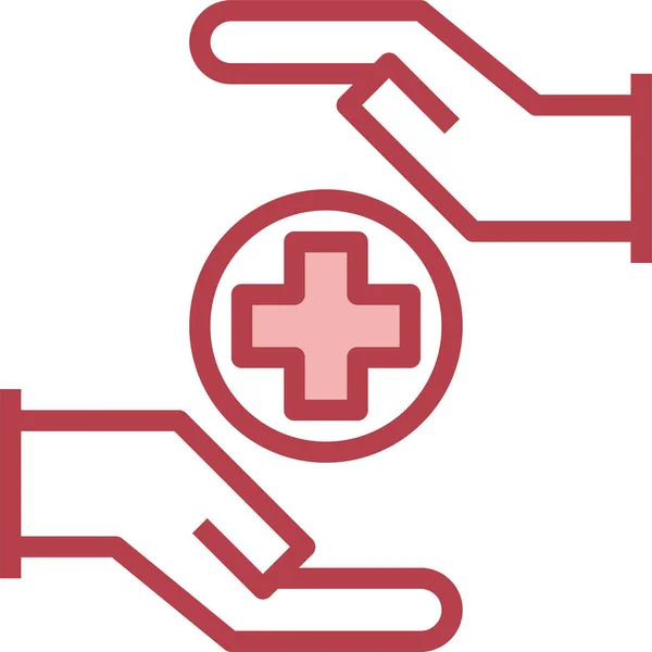 Icon Vektor Illustration Gesundheits Und Medizinkonzept — Stockvektor