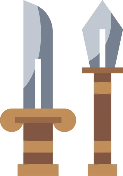 Sword Icon Vector Illustration — Stock Vector