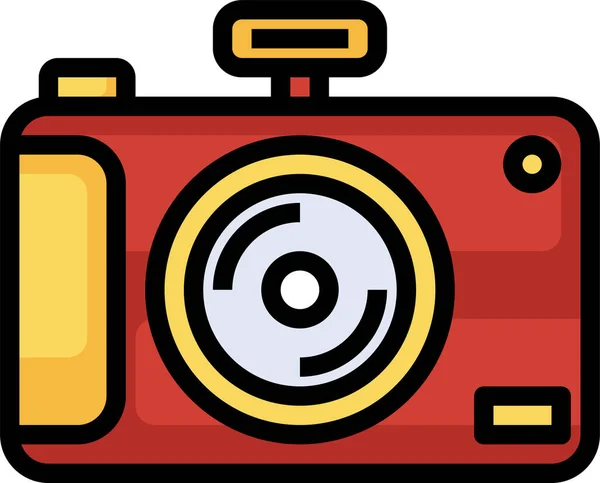 Camera Icoon Vector Illustratie — Stockvector