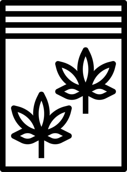 Логотип Продуктів Конопель Векторне Зображення — стоковий вектор