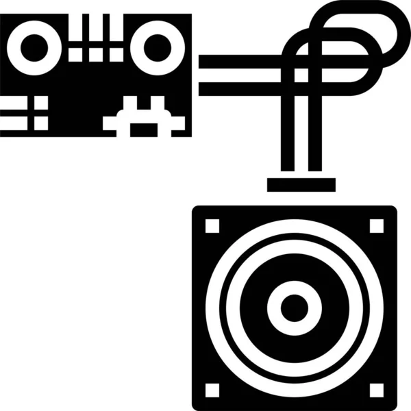 Elektronisches Konzept Icon Vektor Illustration — Stockvektor