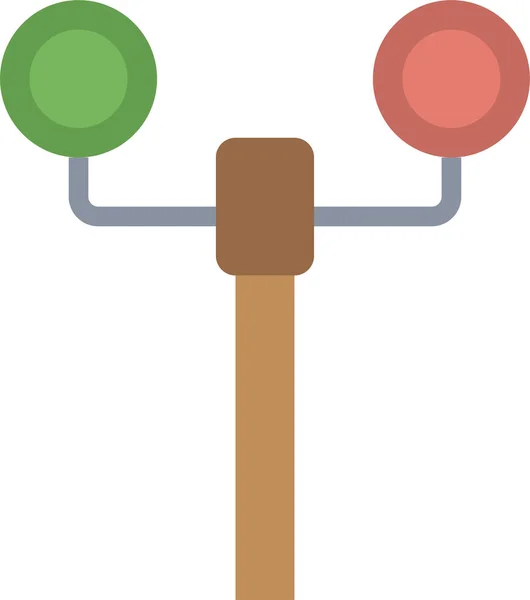 Straße Weg Standort Ziel Konzept Vektor Illustration Symbol — Stockvektor