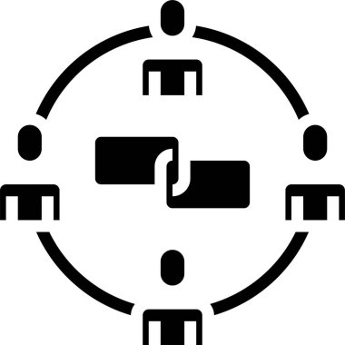 Vektör illüstrasyon ağ çalışma ekibi kavramı 