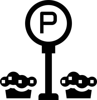 Simge vektör otopark