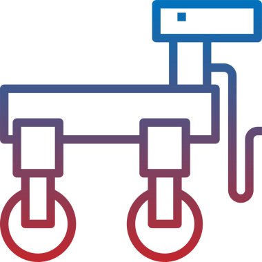 Köpek oyuncağı simgesi, vektör çizimi