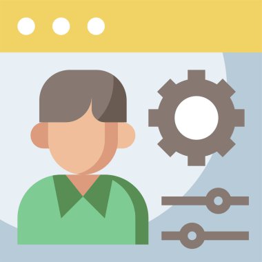 yönetim kavramı modern vektör illüstrasyonu 