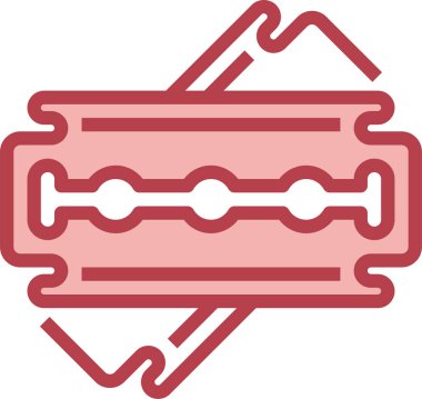 Bıçak simgesi, vektör illüstrasyonu