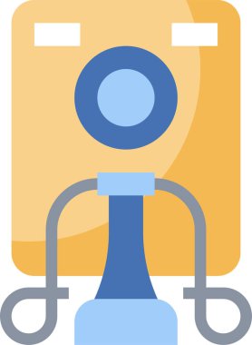 Tereyağı damga simgesi, vektör illüstrasyonu