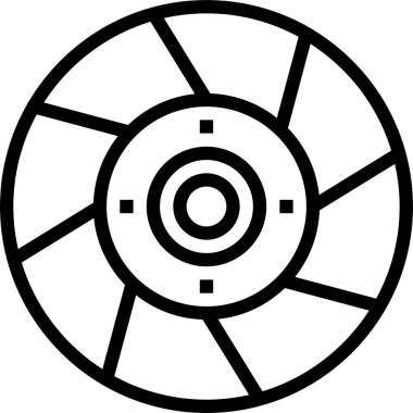 araba servisi simgesi, vektör illüstrasyonu