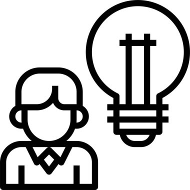 kadın simge vektör illüstrasyonu