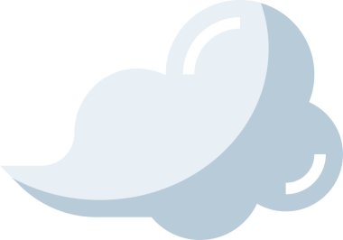 bulut simgesi, vektör illüstrasyonu